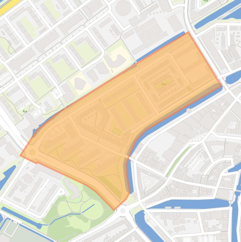 Kaart van de Cartonnagebuurt.