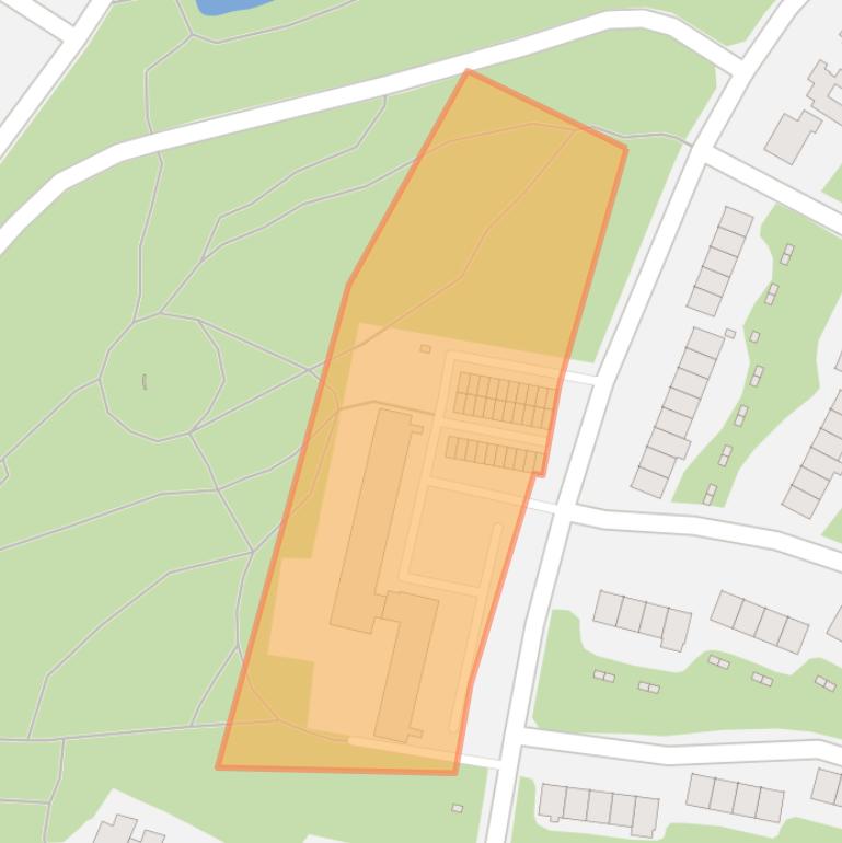 Kaart van de buurt Casinoflat.