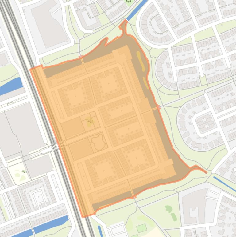 Kaart van de buurt Castellum Oost.