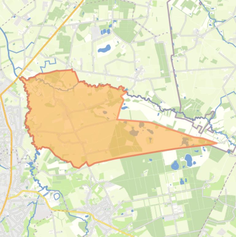 Kaart van de buurt Castelré.