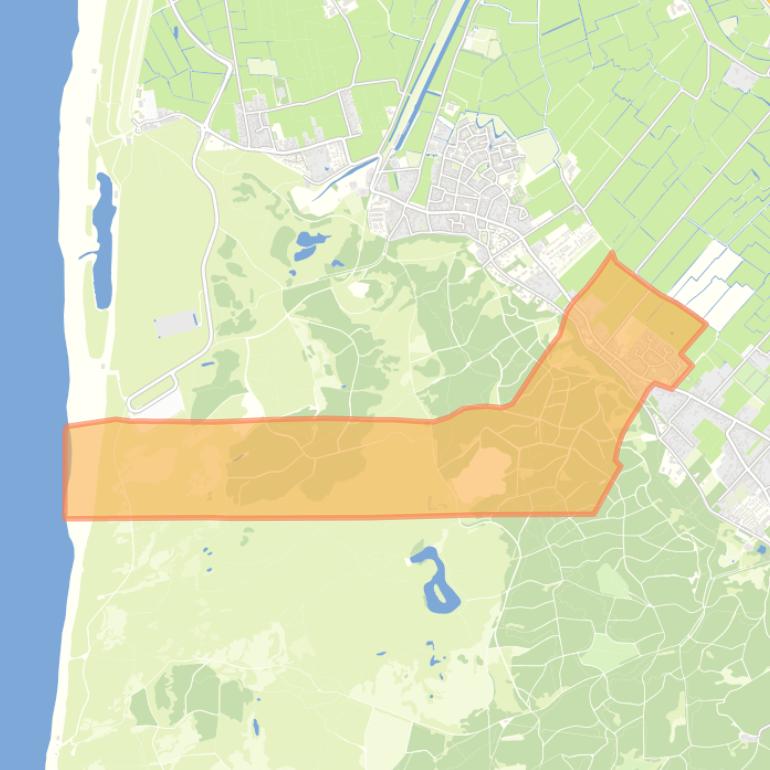 Kaart van de buurt Catrijp.