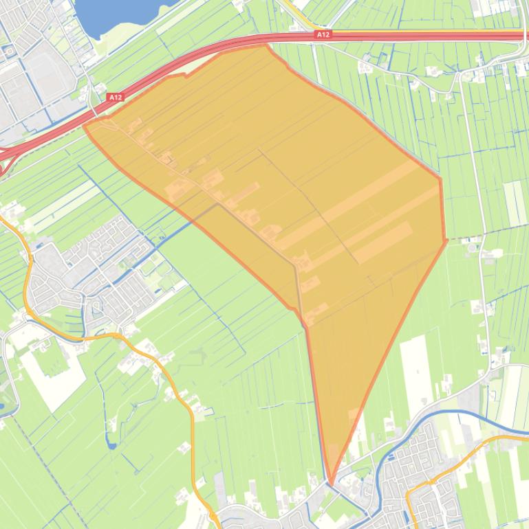 Kaart van de buurt Cattenbroek.