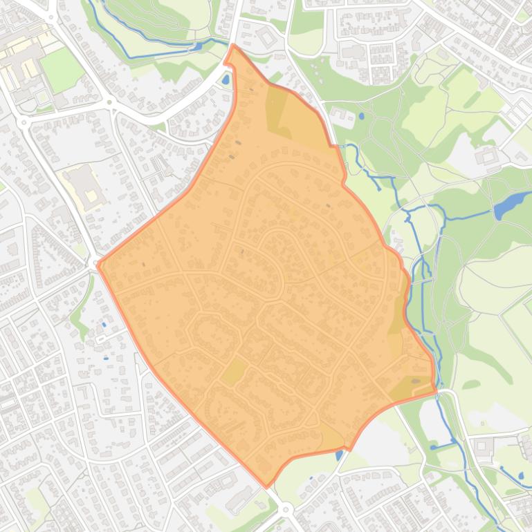 Kaart van de buurt Caumerveld.