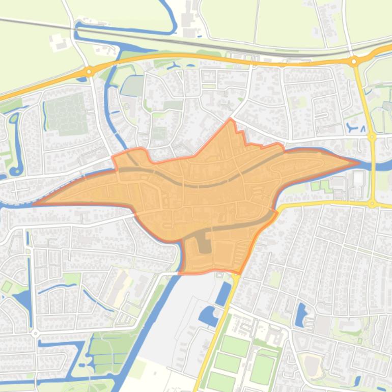 Kaart van de buurt Centrum-Appingedam.