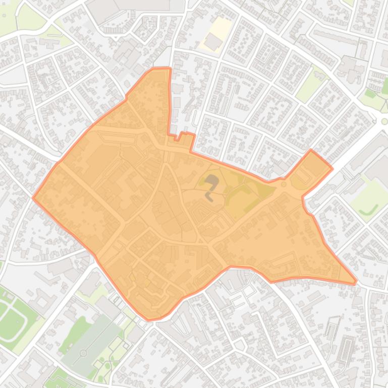 Kaart van de buurt Centrum.