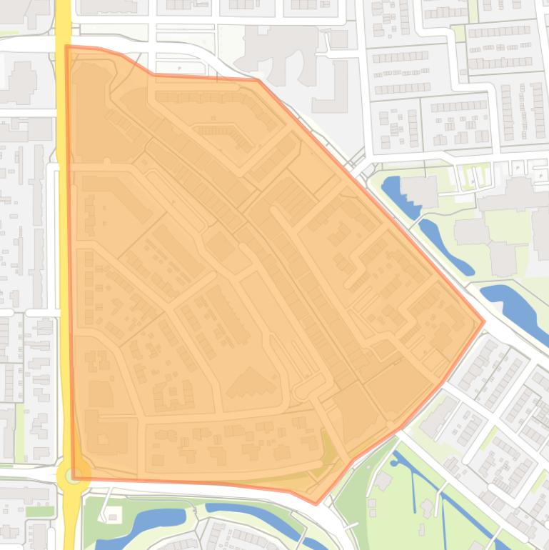 Kaart van de buurt Centrum.