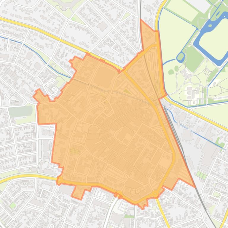 Kaart van de buurt Centrum Barneveld.