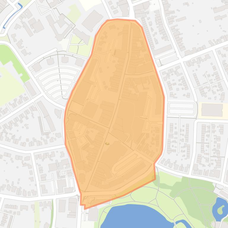 Kaart van de buurt Centrum.