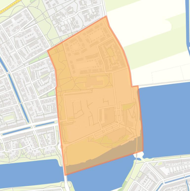 Kaart van de buurt Centrum De Groote Wielen.