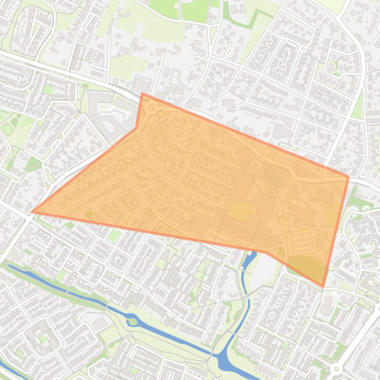 Kaart van de buurt Centrum.