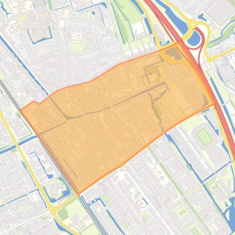 Kaart van de buurt Centrum.