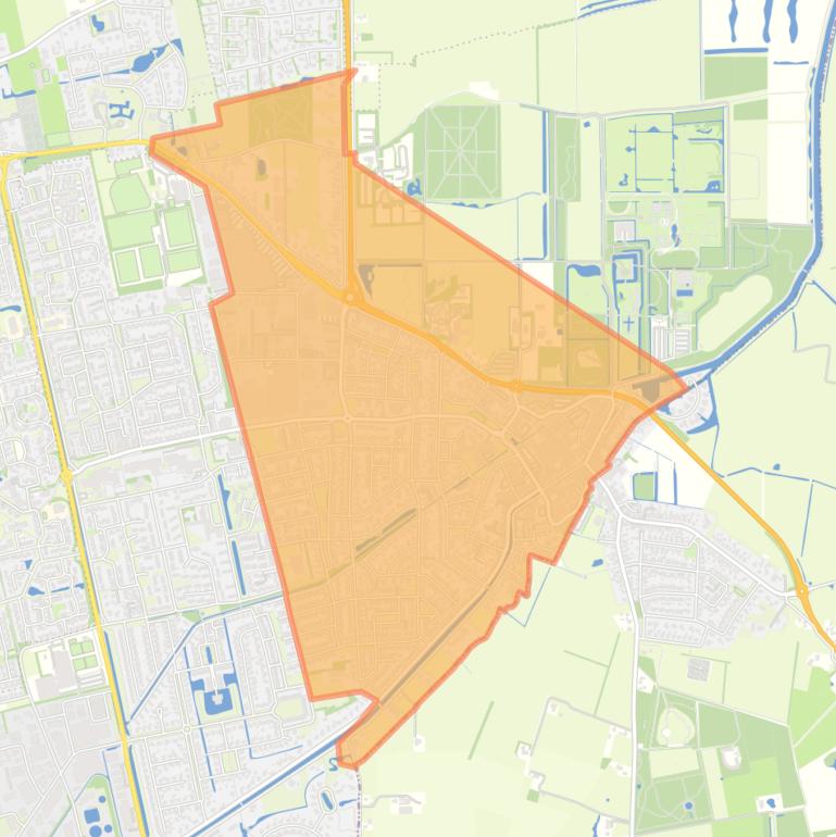 Kaart van de buurt Centrum Leek en omgeving.