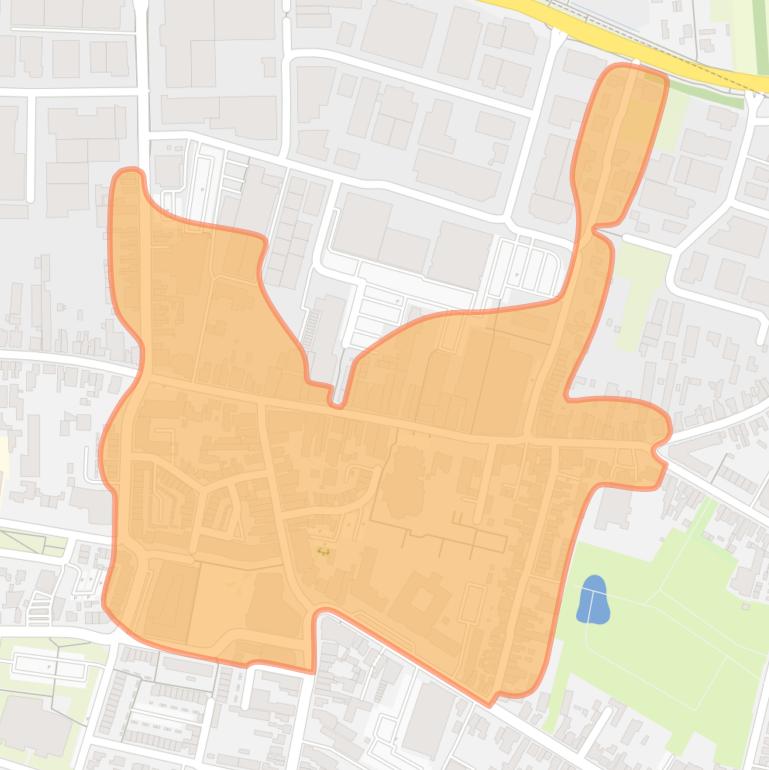 Kaart van de buurt Centrum.