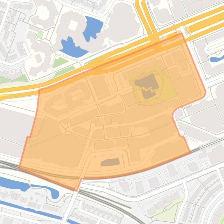 Kaart van de buurt Centrum-Midden.