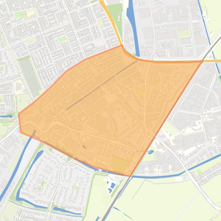 Kaart van de buurt Centrum.