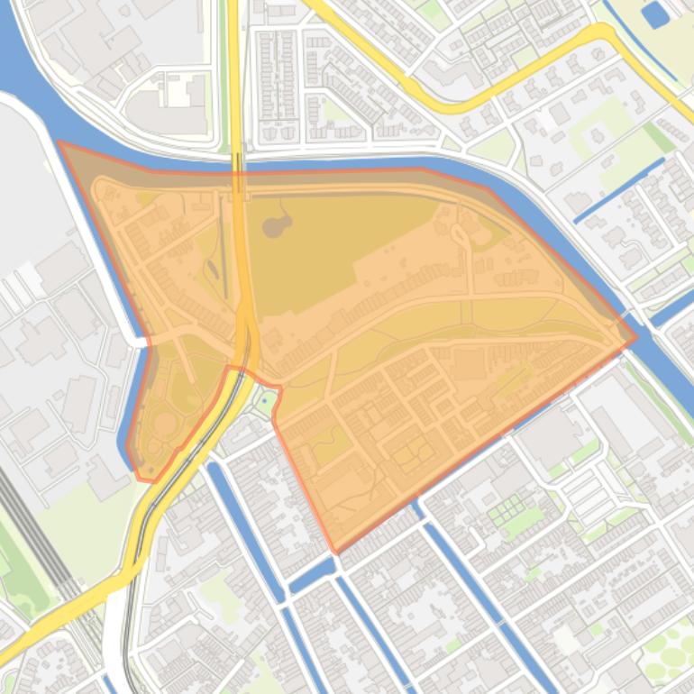 Kaart van de buurt Centrum-Noord.