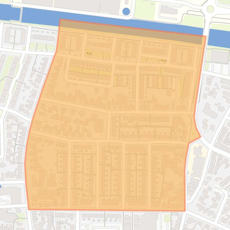 Kaart van de buurt Centrum-Noord.