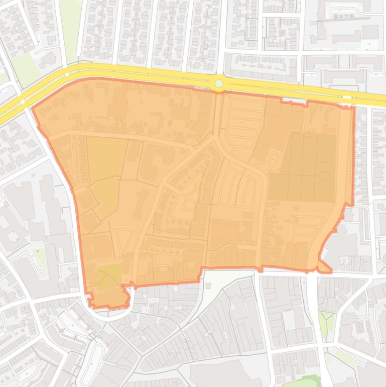 Kaart van de buurt Centrum-Noord.