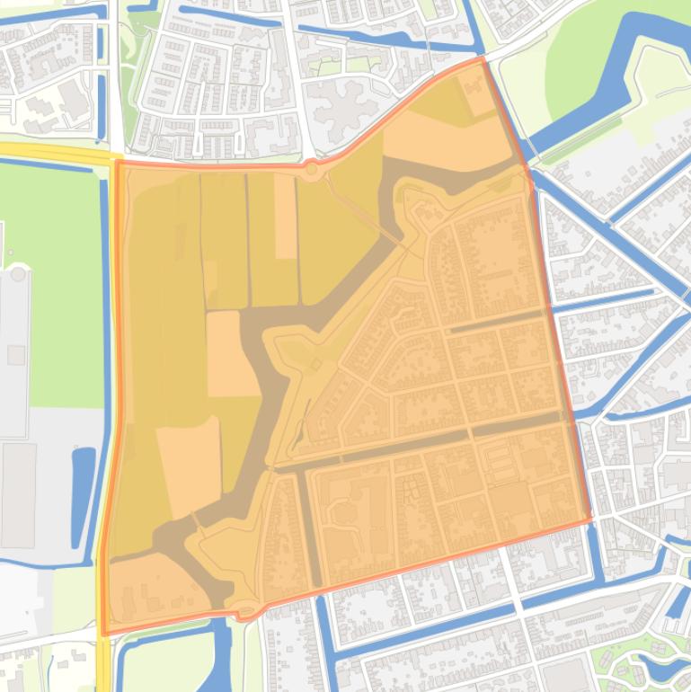 Kaart van de buurt Centrum Noord-West.