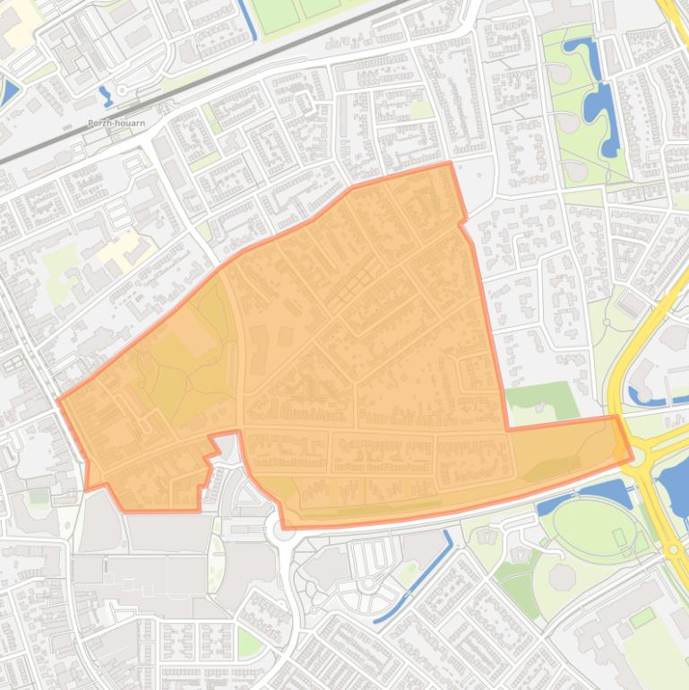 Kaart van de buurt Centrum Oost 1.