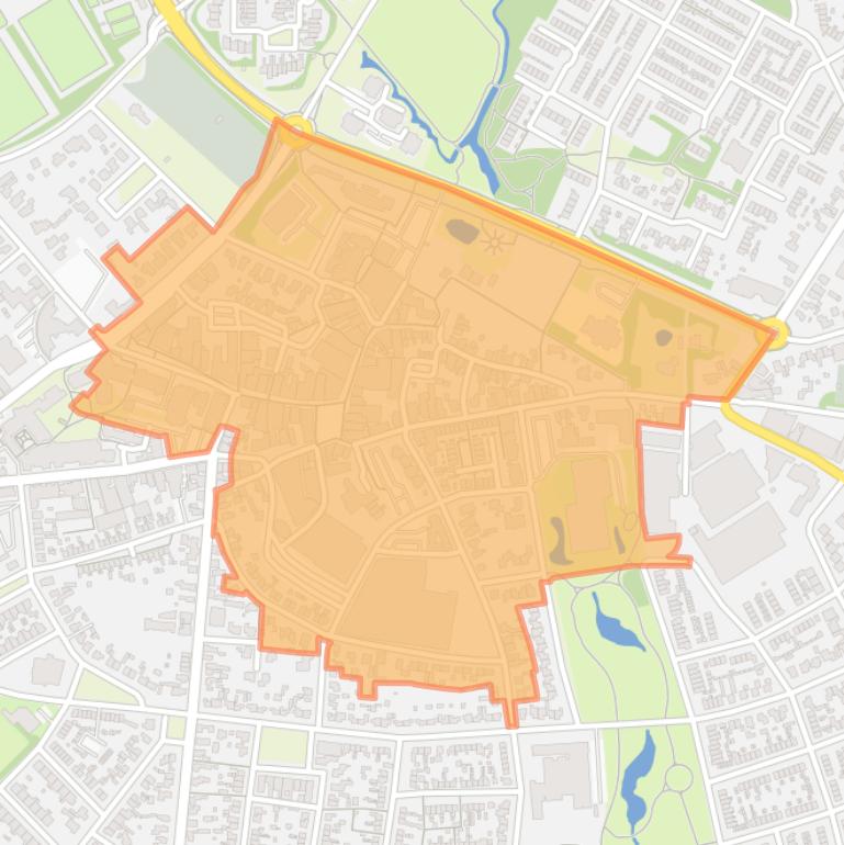 Kaart van de buurt Centrum.