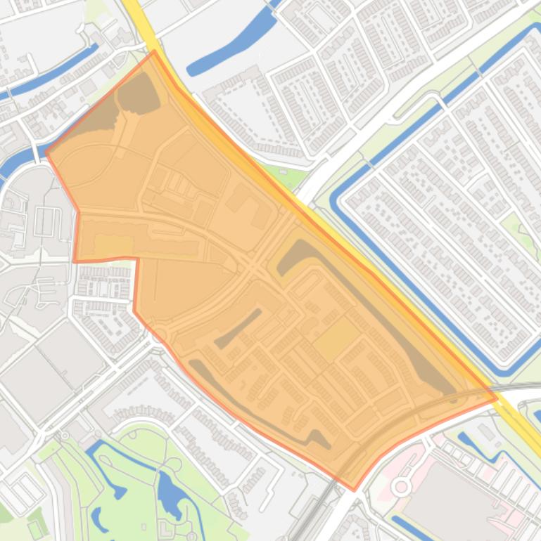 Kaart van de buurt Centrum-Oost.