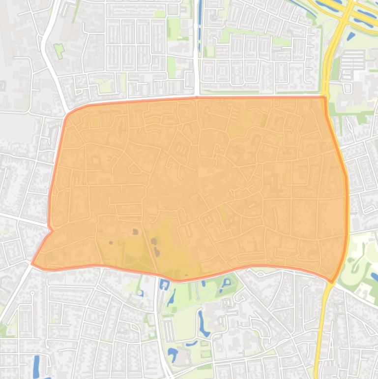 Kaart van de buurt Centrum.