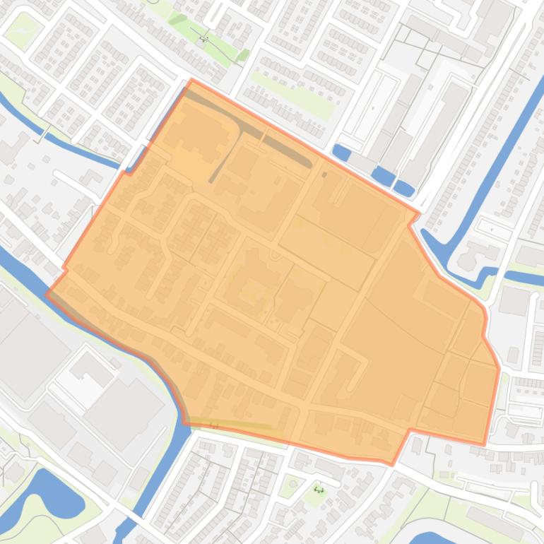 Kaart van de buurt Centrum.