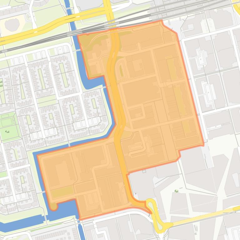 Kaart van de buurt Centrum Stad West.