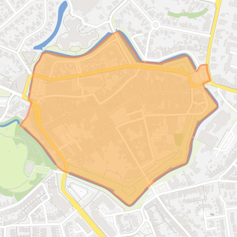 Kaart van de buurt Centrum Steenwijk.