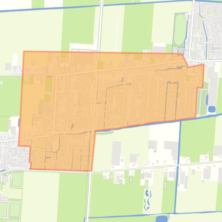 Kaart van de buurt Centrum Venhuizen.