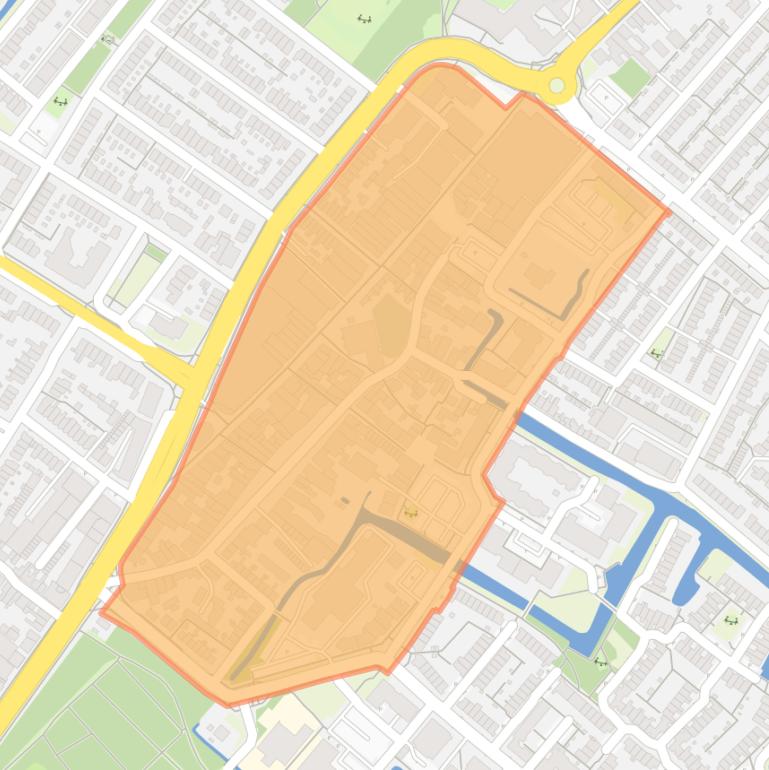 Kaart van de buurt Centrum.