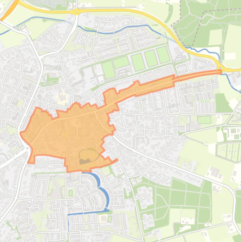 Kaart van de buurt Centrum Voorthuizen.