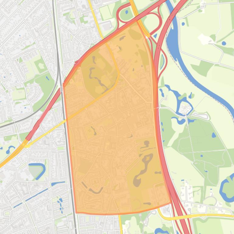 Kaart van de buurt Centrum.