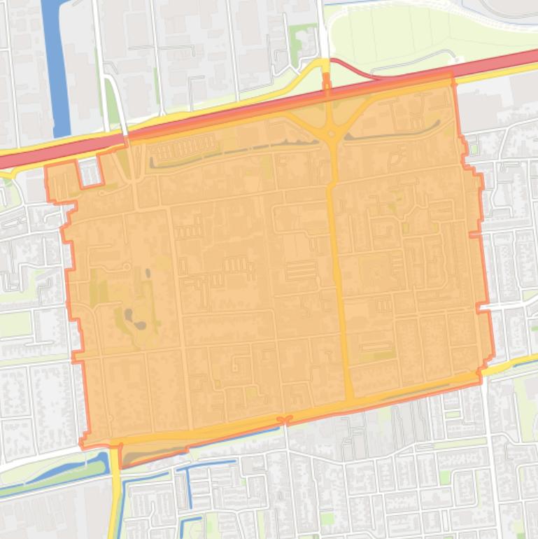 Kaart van de buurt Centrum.