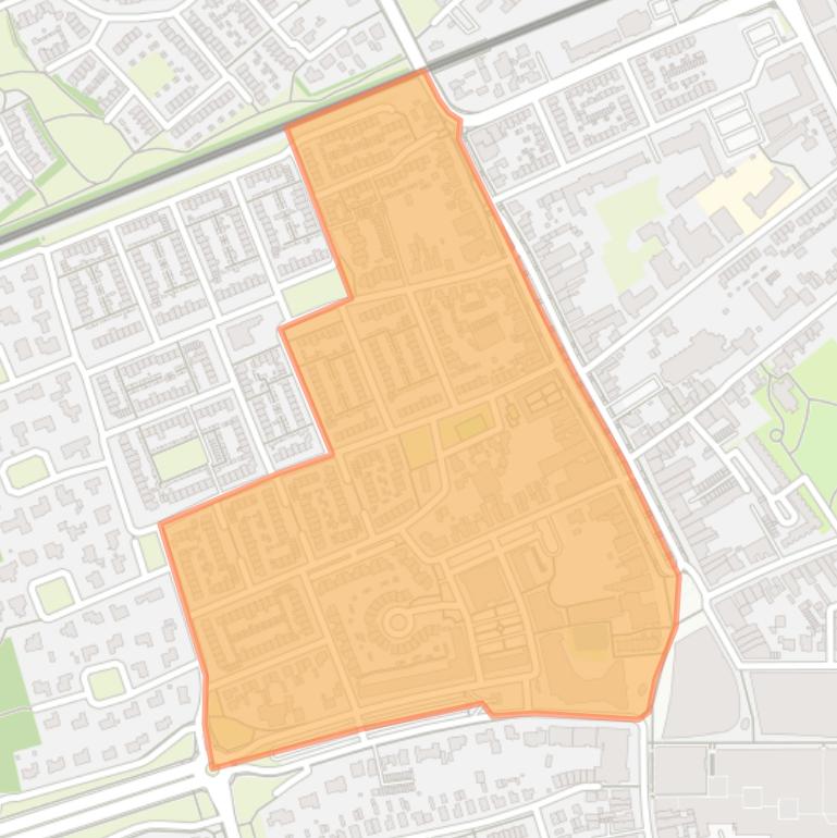 Kaart van de buurt Centrum West 1.