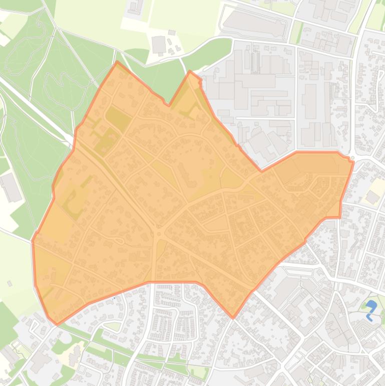 Kaart van de buurt Centrum west.