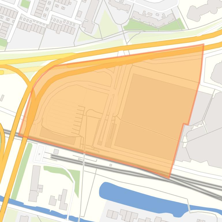 Kaart van de buurt Centrum-West.