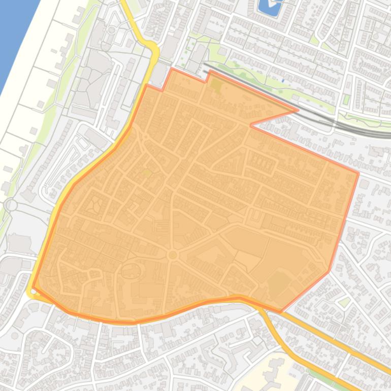 Kaart van de buurt Centrum.