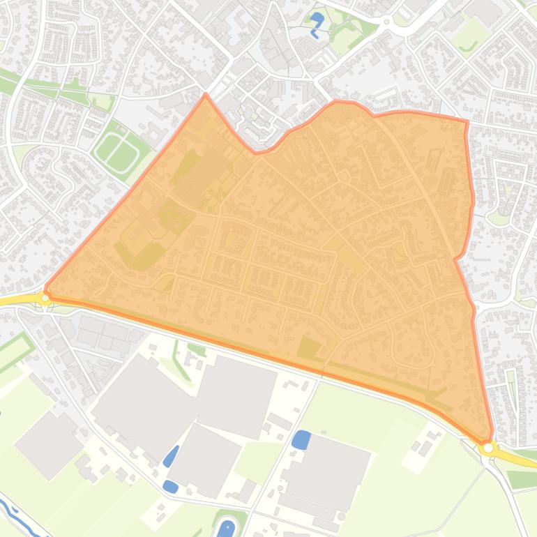 Kaart van de buurt Centrum zuid.