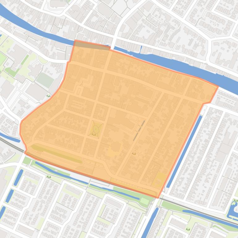 Kaart van de buurt Centrum-Zuid.