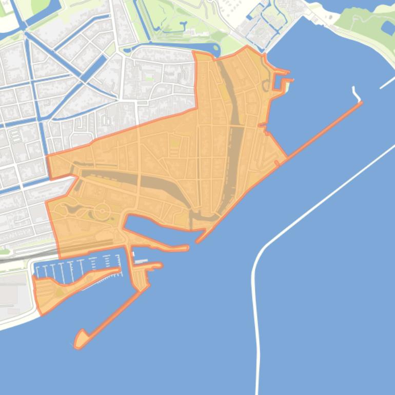 Kaart van de buurt Centrum Zuid-Oost.