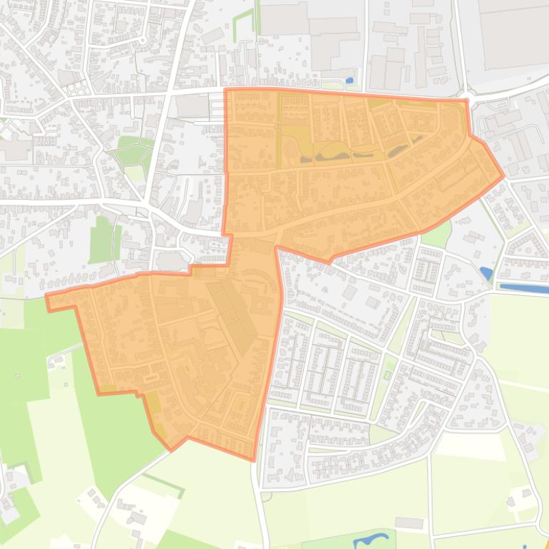 Kaart van de buurt Centrumgebied Zuid Gilze.