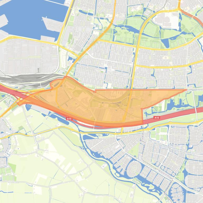 Kaart van de buurt Charlois Zuidrand.