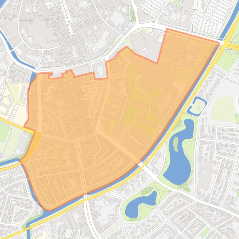 Kaart van de buurt Chassé.