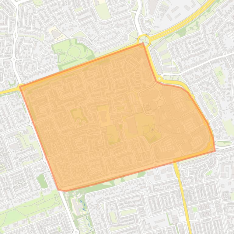 Kaart van de buurt Cobbeek en Centrum.