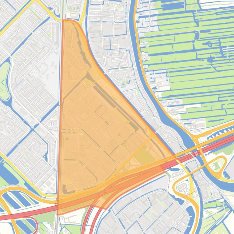 Kaart van de buurt Coenecoop.