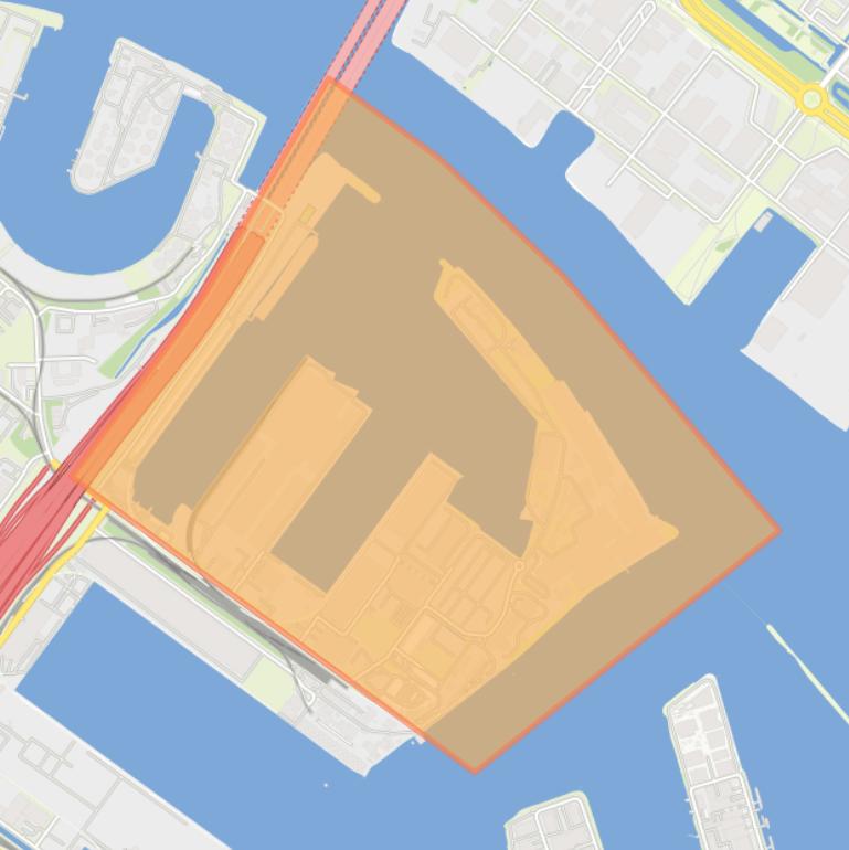 Kaart van de buurt Coenhaven.