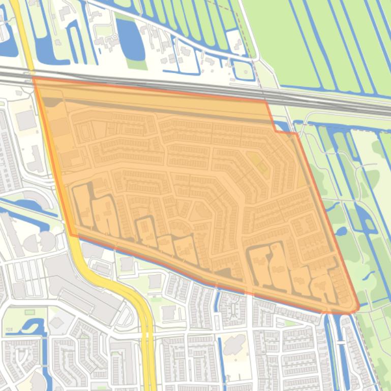 Kaart van de Componistenbuurt.