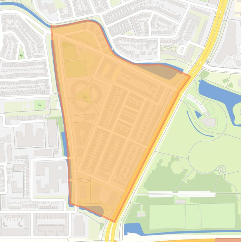 Kaart van de Componistenbuurt.